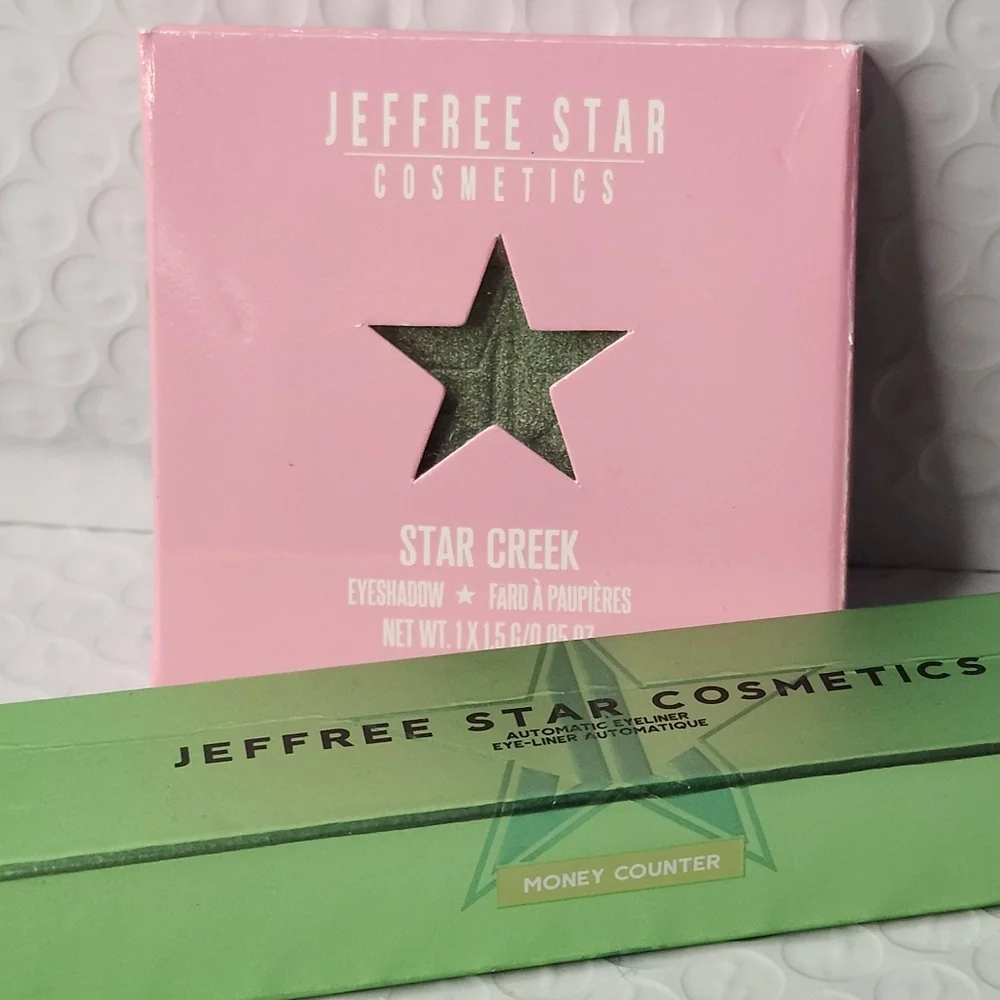 Jeffree Star Money Counter Eyeliner & Artistry Eyeshadow In Star Creek